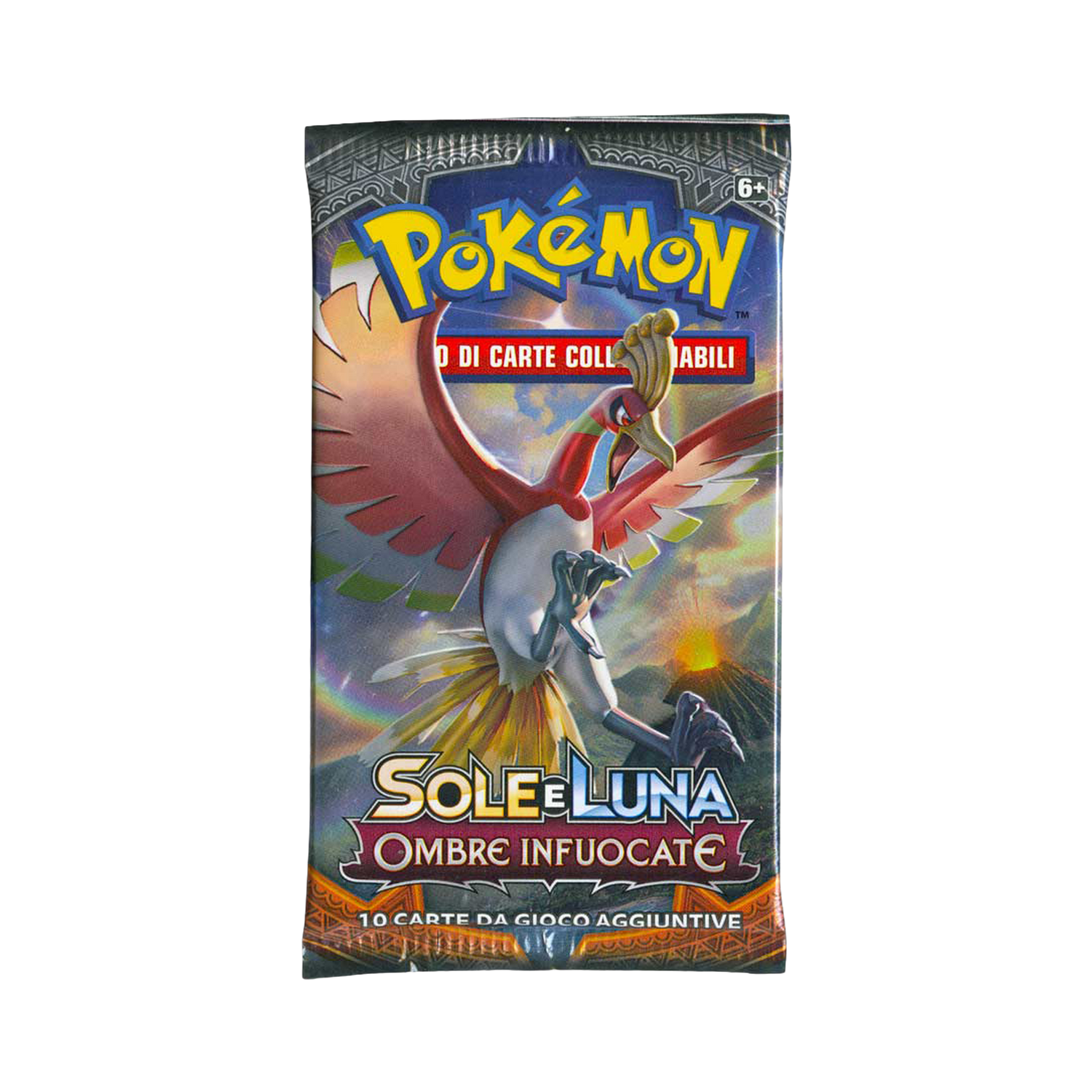 Sole e Luna Ombre Infuocate BUS Artwork Ho-Oh Busta 10 Carte (IT)