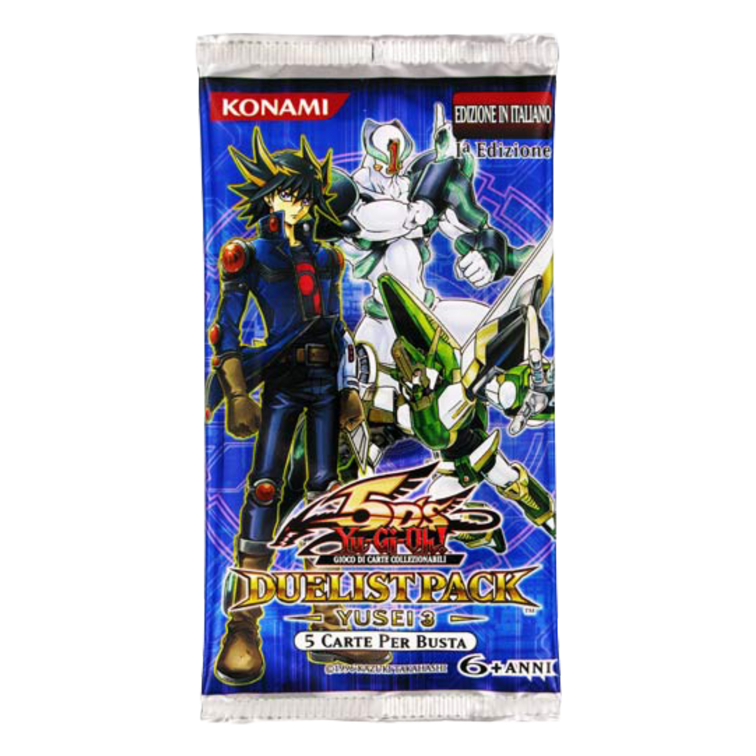 Duelist Pack: Yusei 3 DP10 1a Edizione Busta 5 Carte (IT)