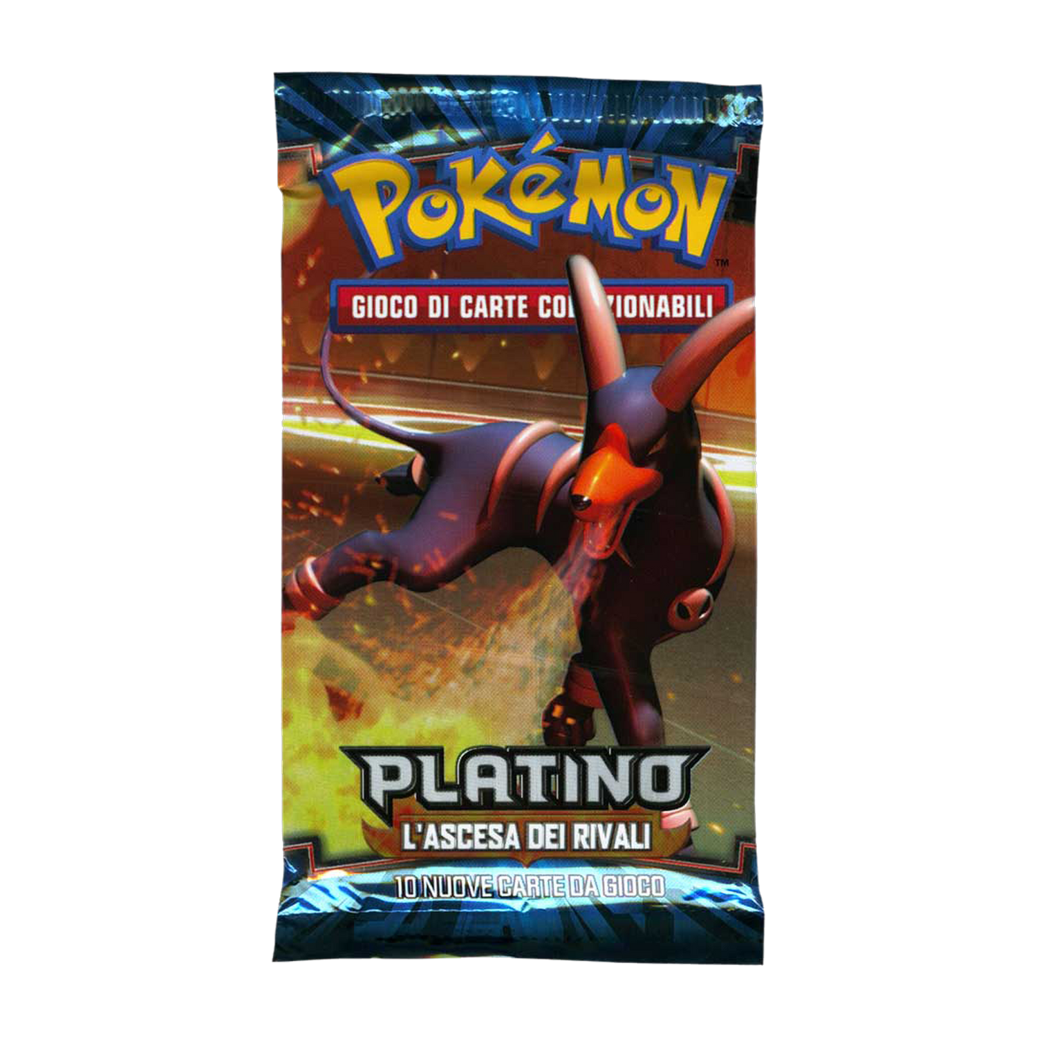 Platino L'Ascesa dei Rivali RR Artwork Houndoom Busta 10 Carte (IT)