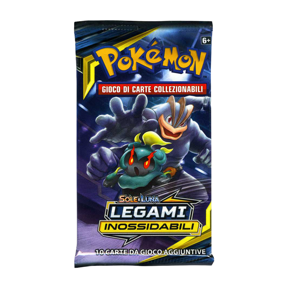 Sole e Luna Legami Inossidabili UNB Artwork Marshadow e Machamp Busta 10 Carte (IT)