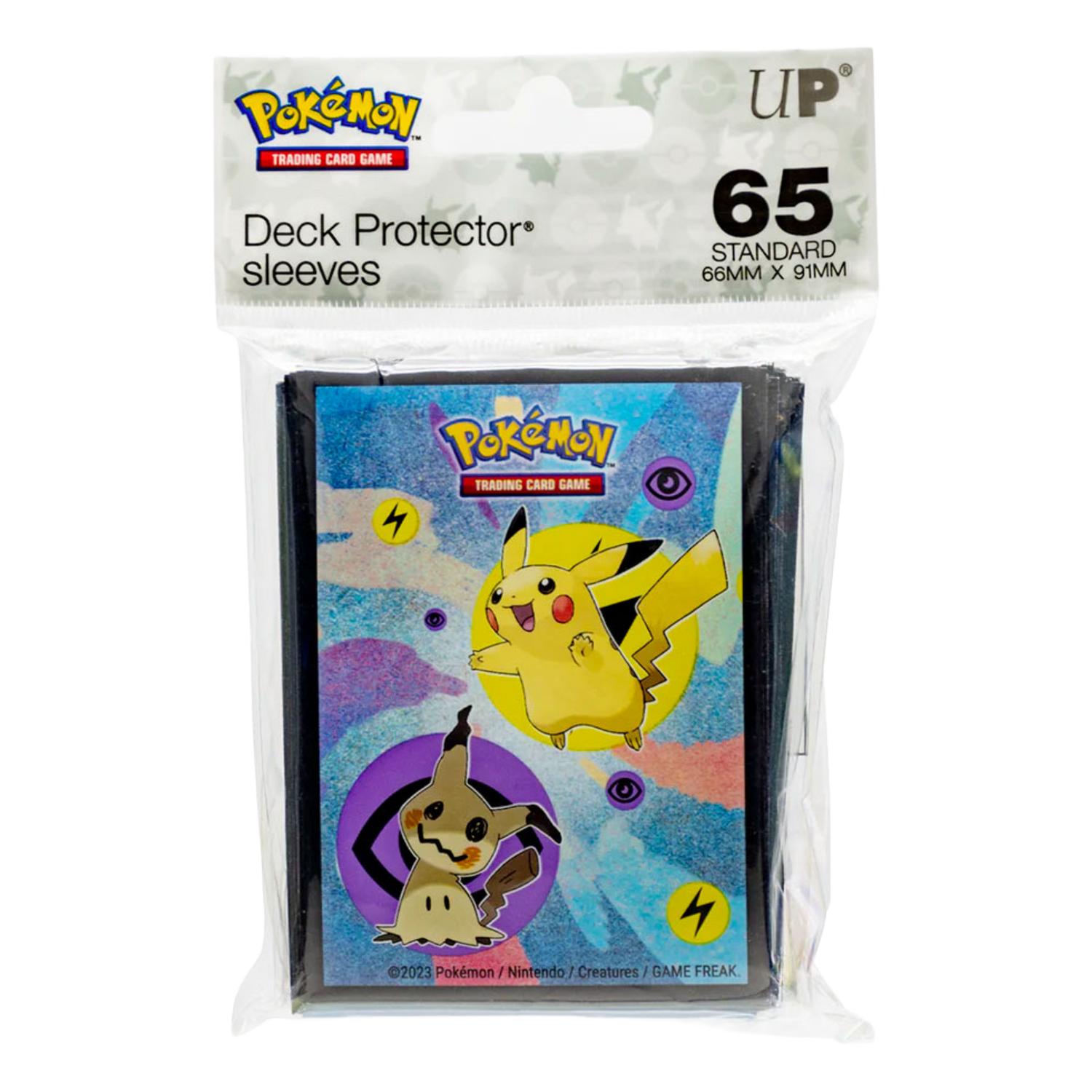 65 Proteggi Carte Standard Pikachu e Mimikyu (EN)