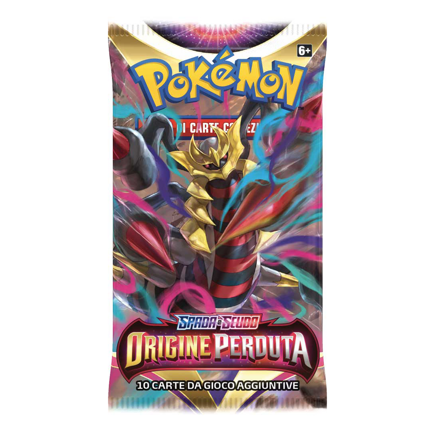 Spada e Scudo Origine Perduta LOR Artwork Giratina Forma Originale Busta 10 Carte (IT)