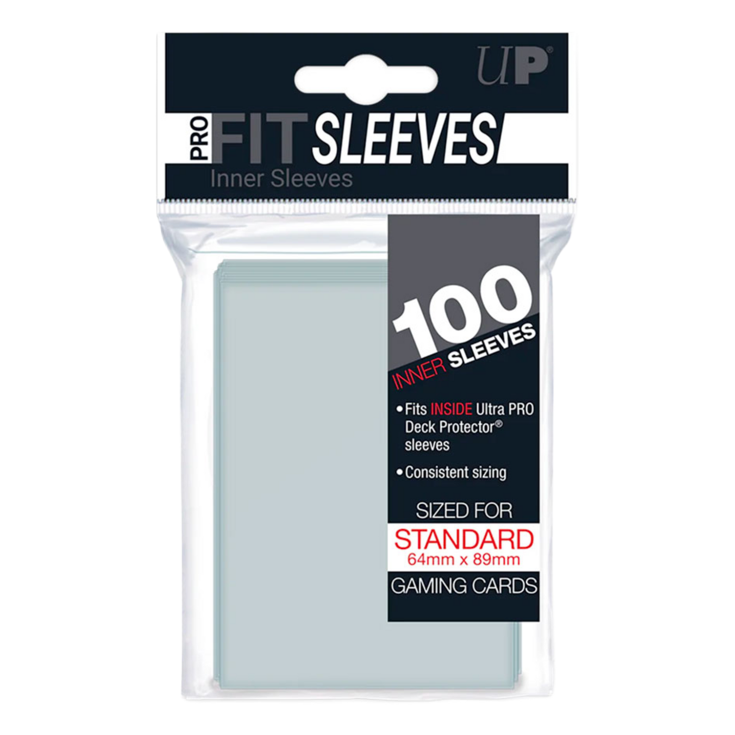100 Proteggi Carte Standard Pro-Fit Clear (EN)