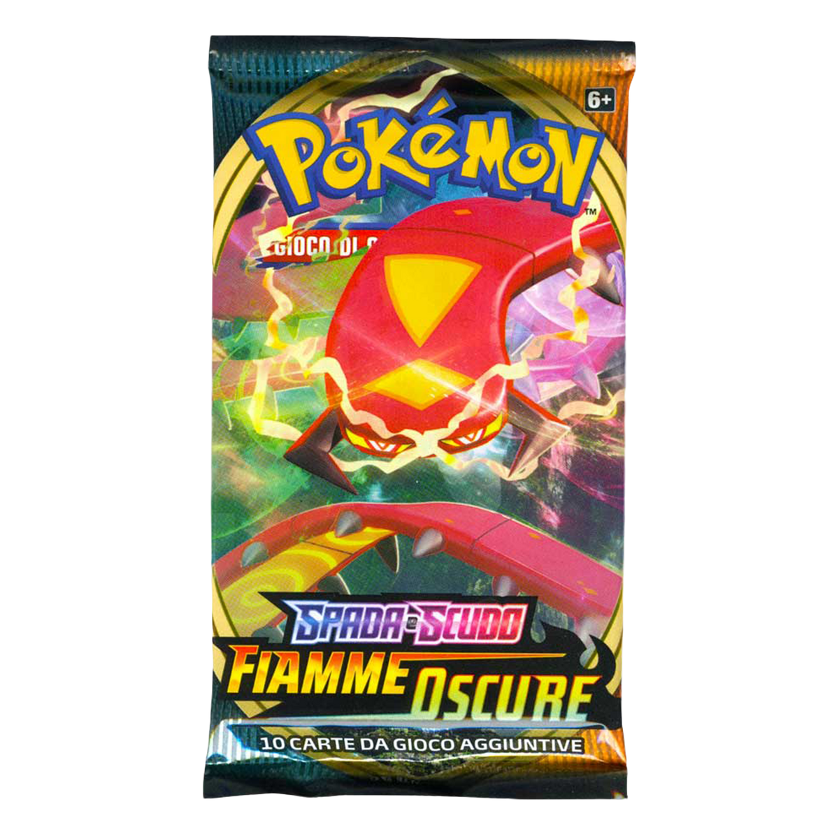 Spada e Scudo Fiamme Oscure DAA Artwork Centiskorch VMAX Busta 10 Carte (IT)