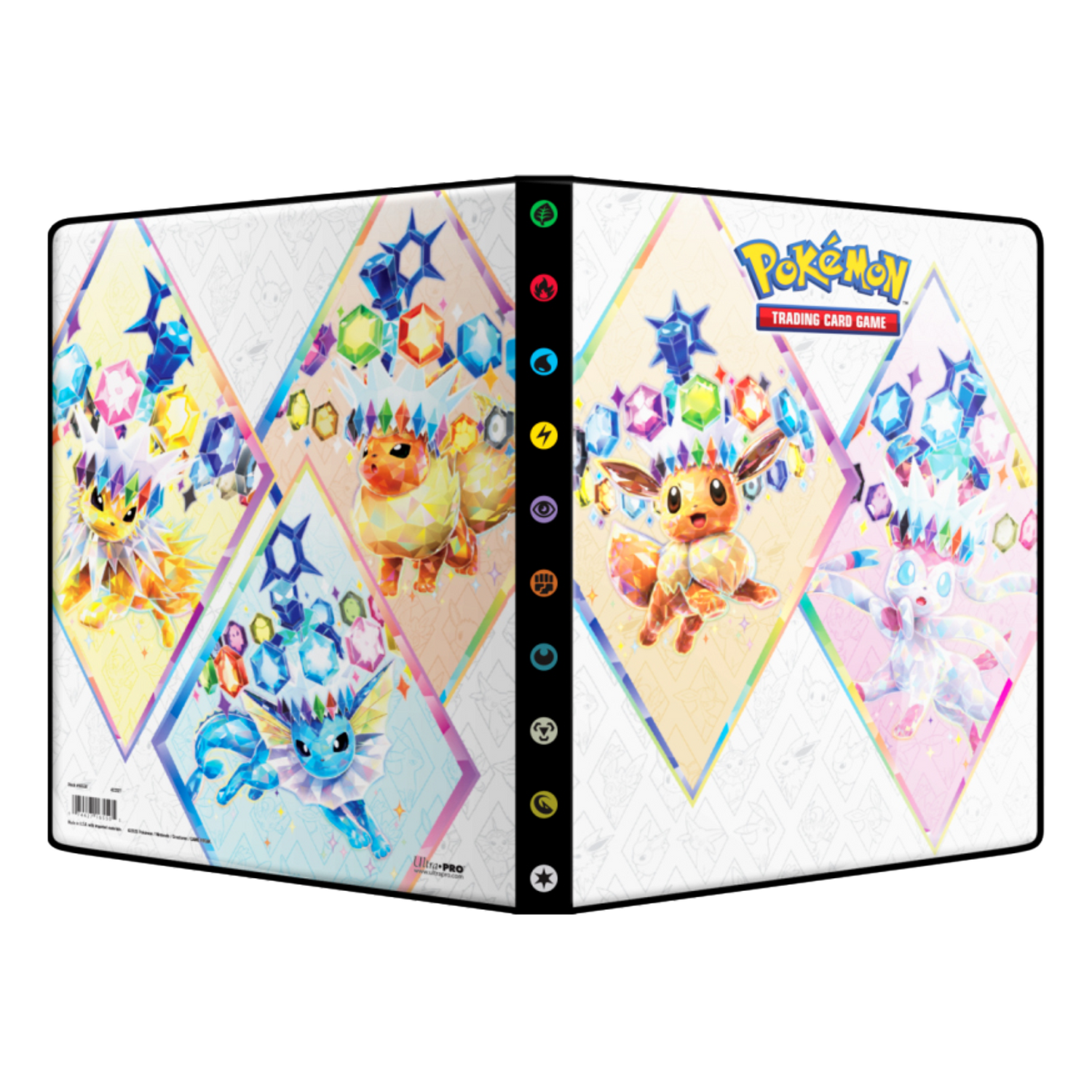 Portfolio 9 Tasche 14 Pagine Scarlatto e Violetto Evoluzioni Prismatiche (EN)