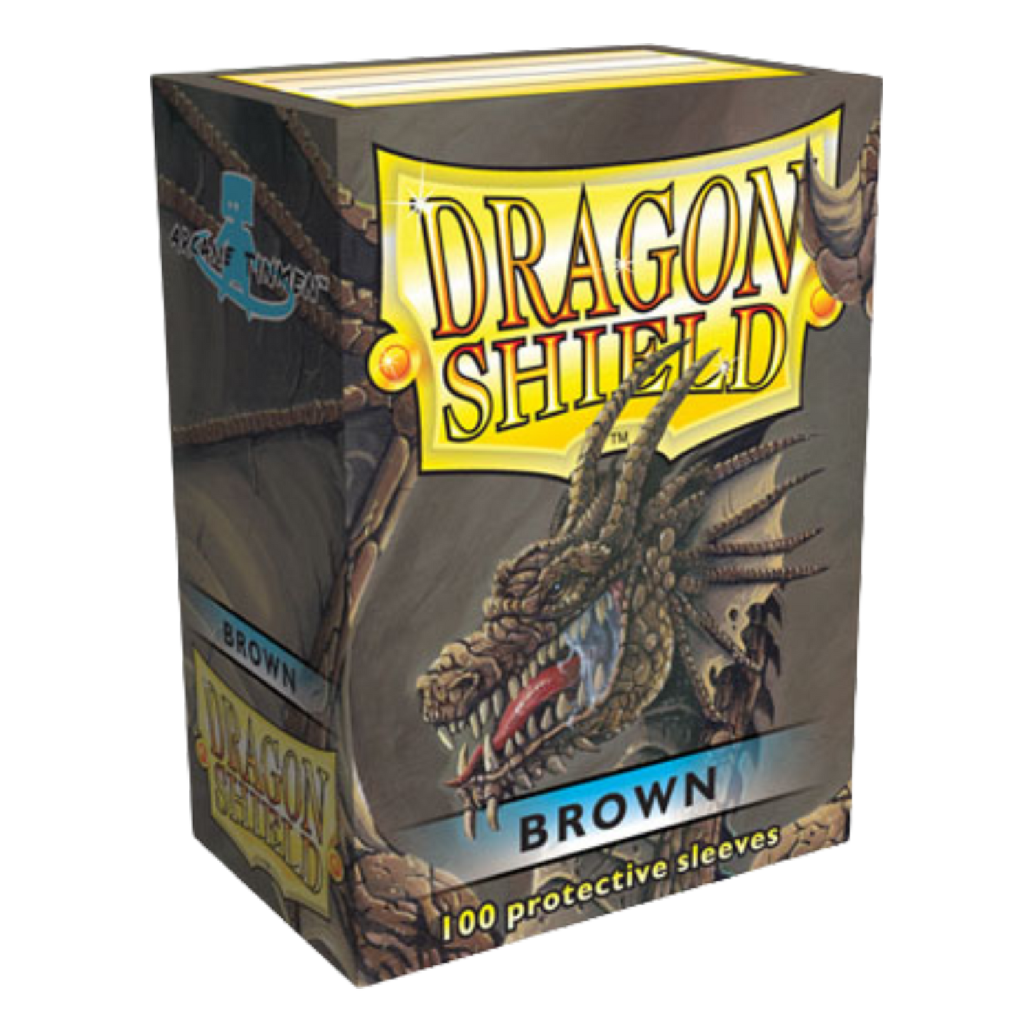 100 Proteggi Carte Standard Brown (EN)