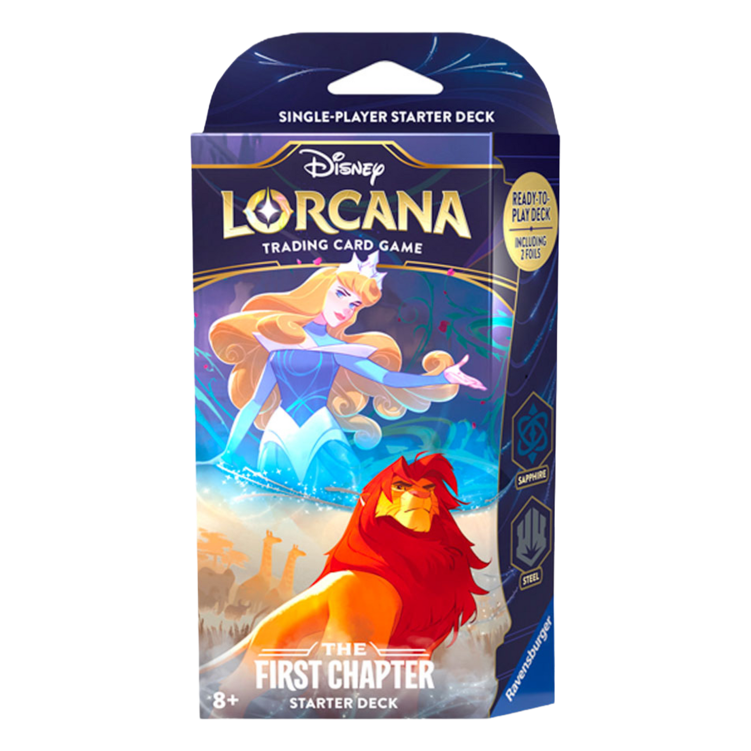 The First Chapter 1TFC Starter Deck Aurora & Simba (Sapphire / Steel) (EN)