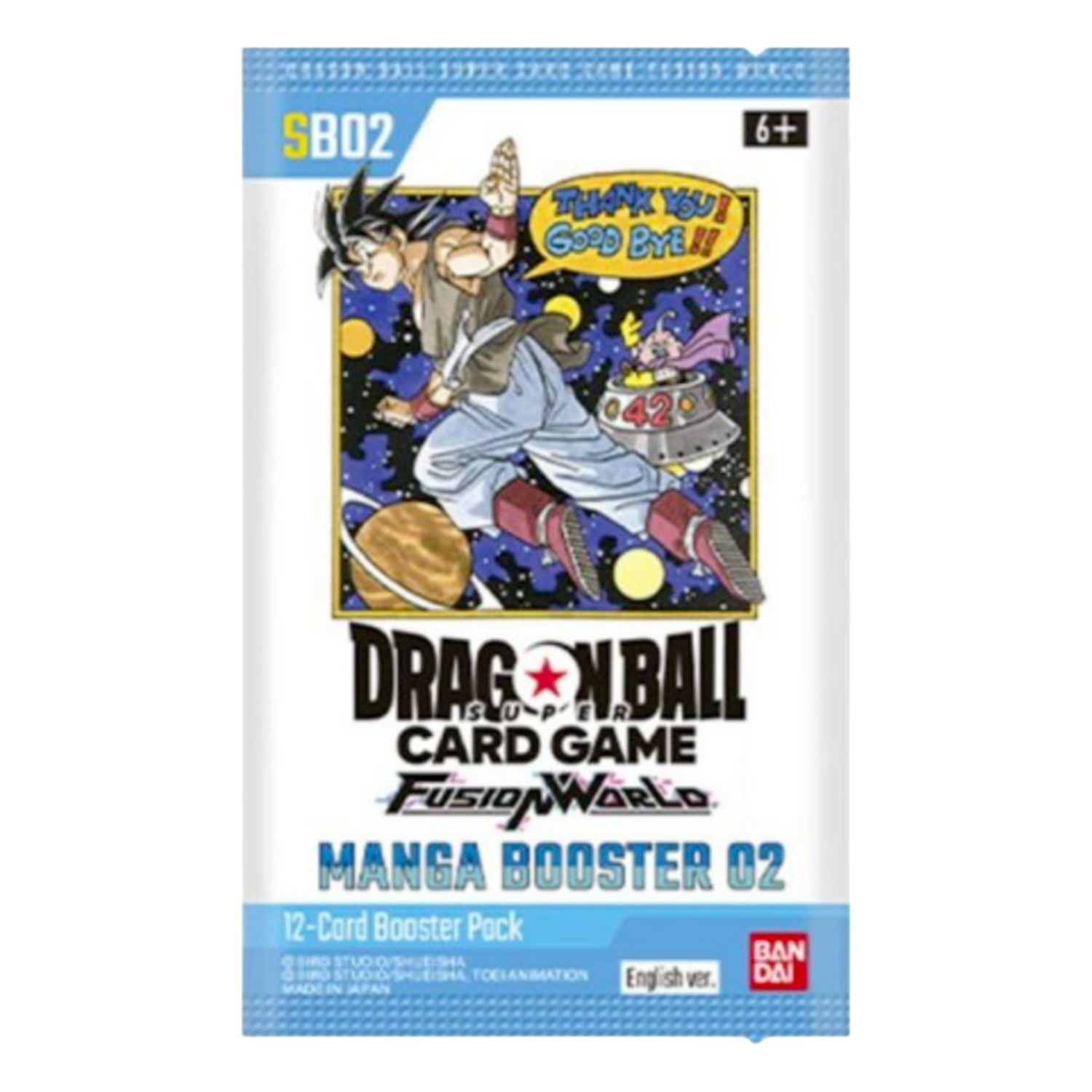 Manga Booster 02 SB02 Busta 12 Carte (EN)